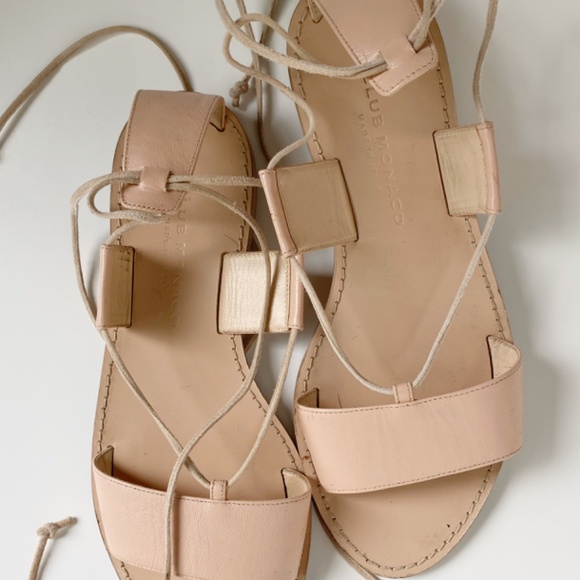 Club Monaco leather sandals size 37 - Picture 2 of 6